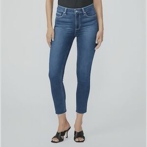 PAIGE Women's Hoxton High Rise Ultra Skinny Fit Ankle Jeans